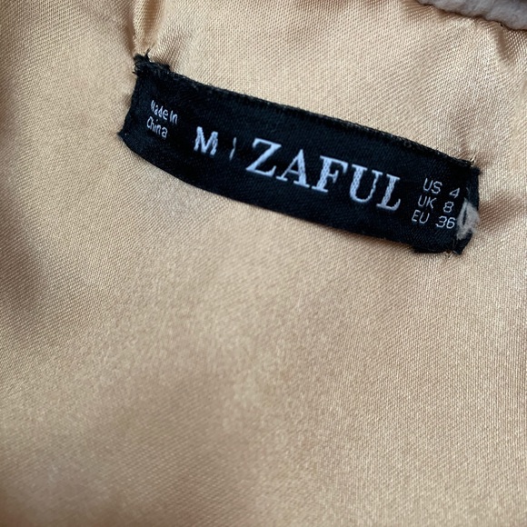 Women’s Beige Soft Teddy Jacket - Picture 3 of 5